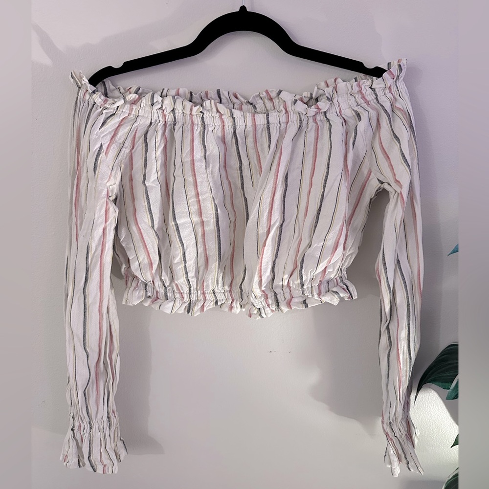 Billabong off-the-shoulder crop top